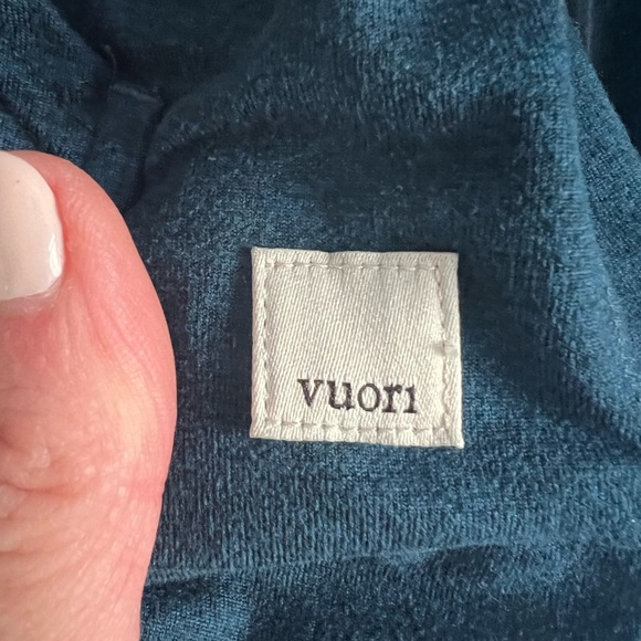 Vuori Halo Performance Hoodie Heather Moss Size Small - Picture 2 of 8